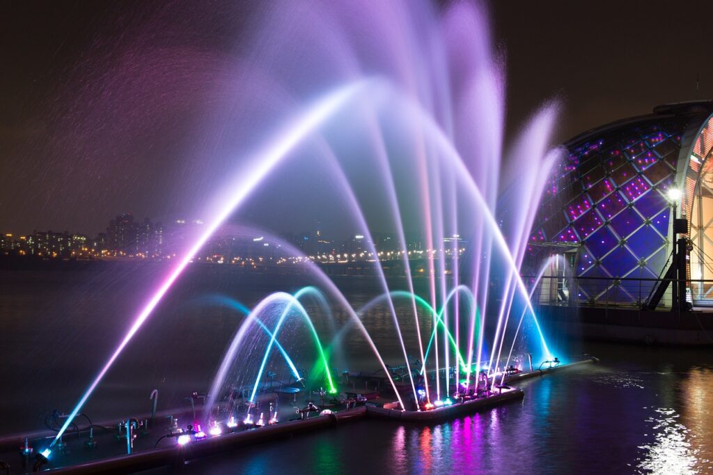 Han River Park Fountain Show