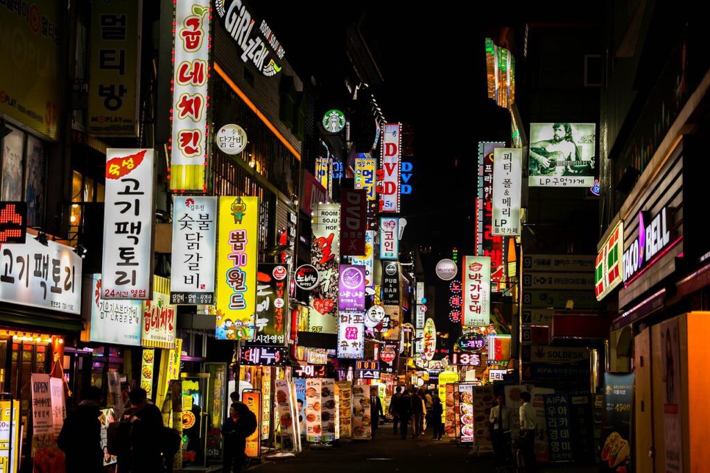 Nightlife in South Korea